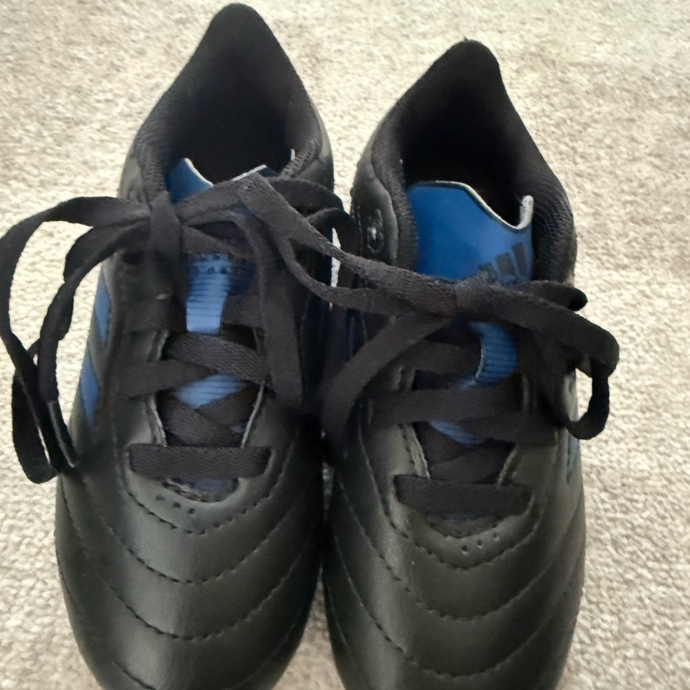 adidas Kids Black and Blue Sneakers